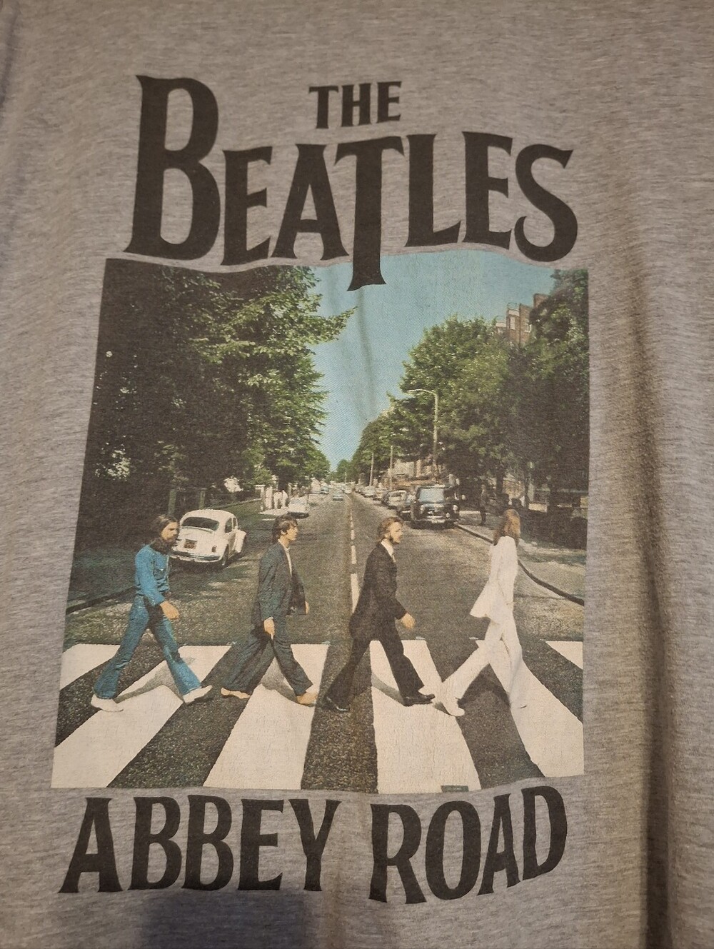 The Beatles Abbey Road Graphic Tee - Light Gray